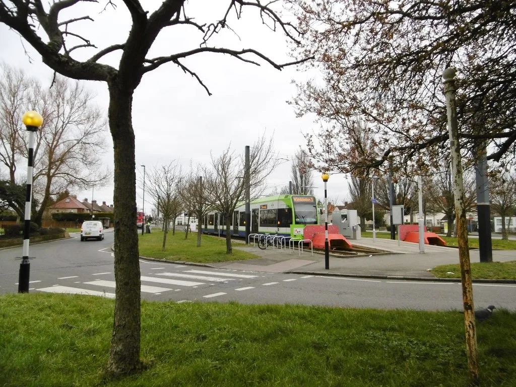 A tram at the New Addington terminus. Every stop east of East Croydon loses its trams for 13 days from 24 October