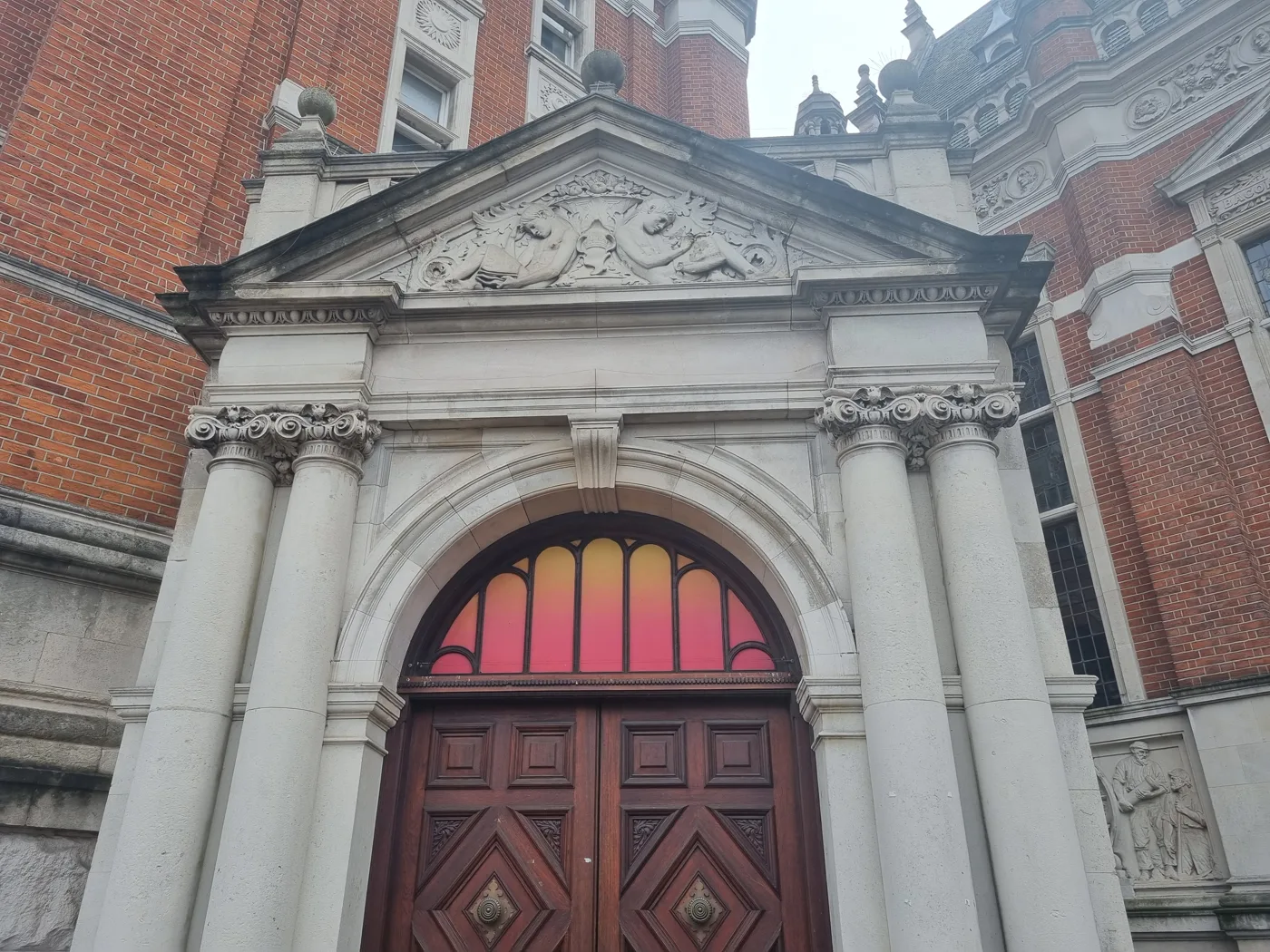 The entrance to Croydon Town Hall on Katharine Street. The youth justice plan goes to Full Council for approval