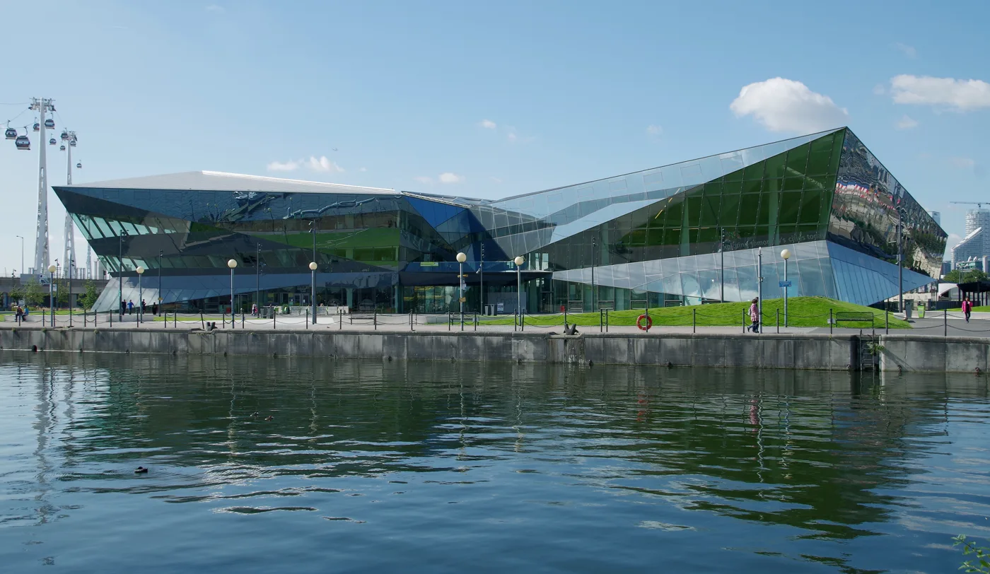 City Hall, the glass building on the Royal Victoria Dock where the committee meets